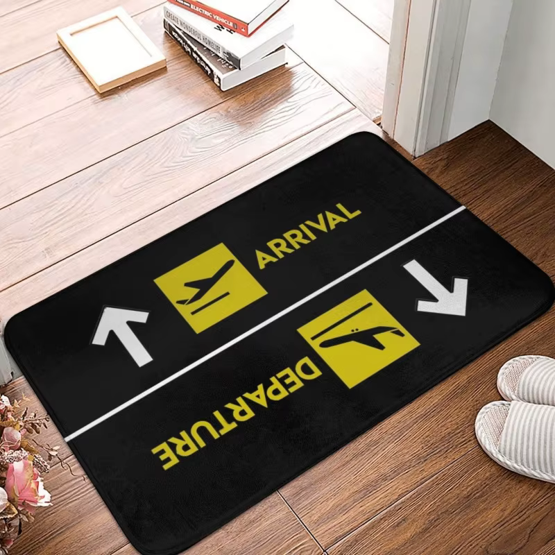 Paillasson antidérapant imperméable, tapis d'entrée imprimé de vol pour porte d'entrée, décoration d