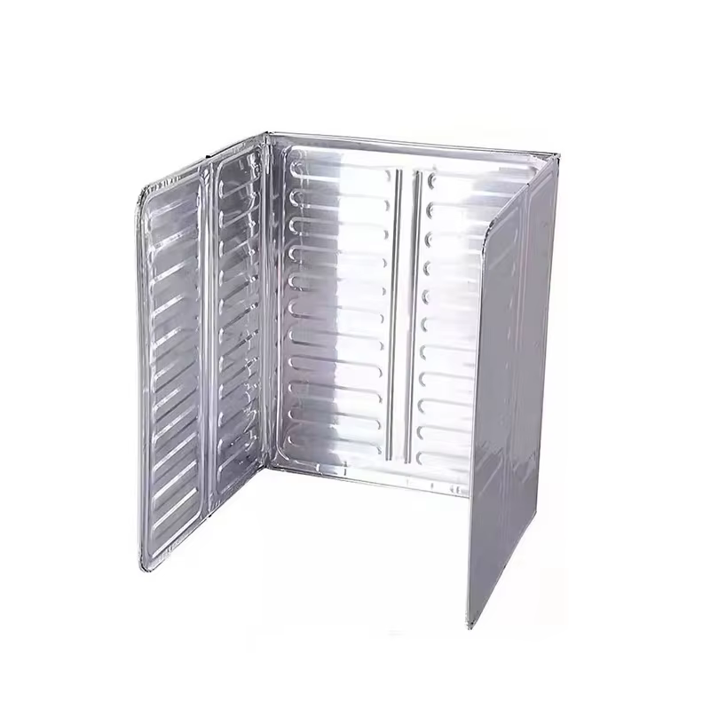 Plaque de déflecteur de cuisinière à gaz de cuisine pliable en aluminium, poêle Portable, écran de P