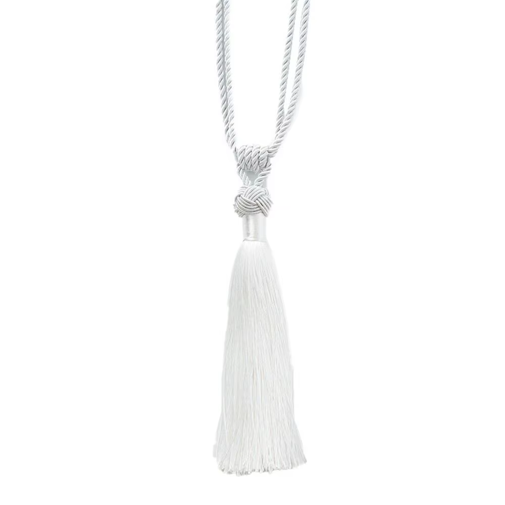 Porte-rideau corde tressée gland rideau embrasses corde en Satin Simple rideau suspendu boule sangle