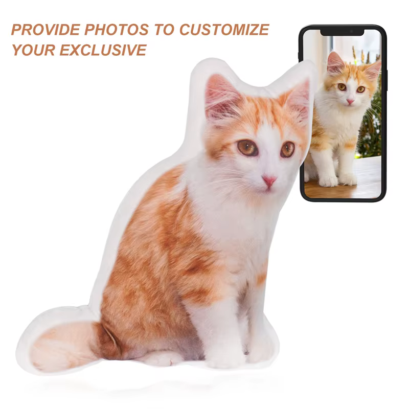 Coussin personnalisé pour animaux de compagnie avec photo DIY