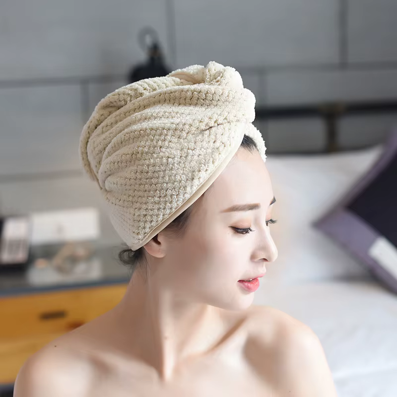 Serviette de séchage de cheveux