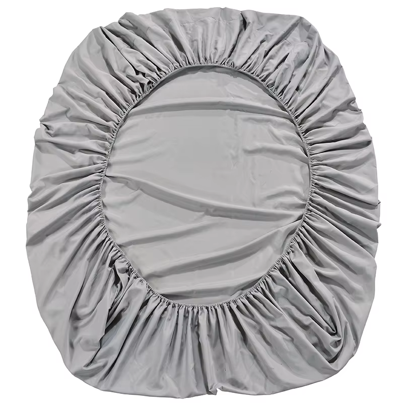 Drap-housse ajusté souple avec bande élastique pour le lit