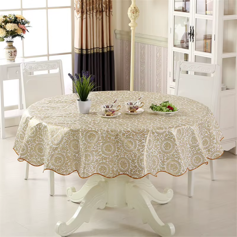 Nappe ronde en PVC imperméable