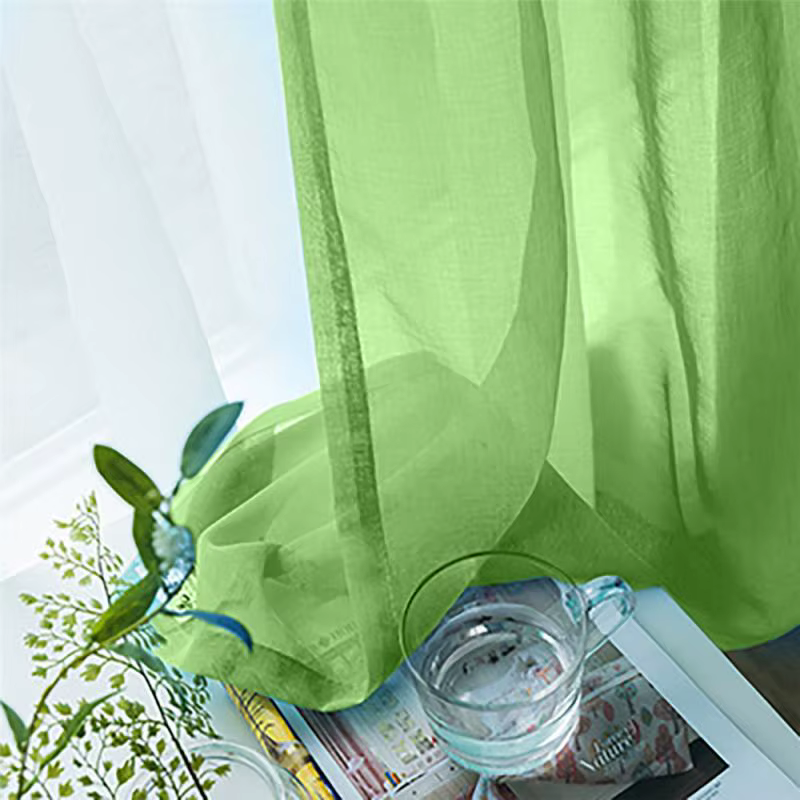 Rideaux transparents pour salon