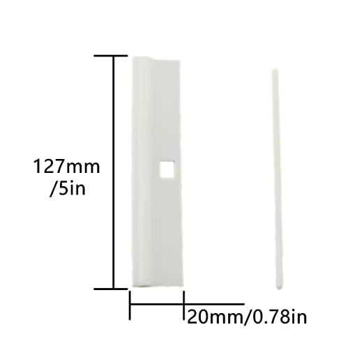 12 pièces pince à tissu pour rideau Vertical 127mm pièce suspendue aveugle verticale traitement accessoires gratuits