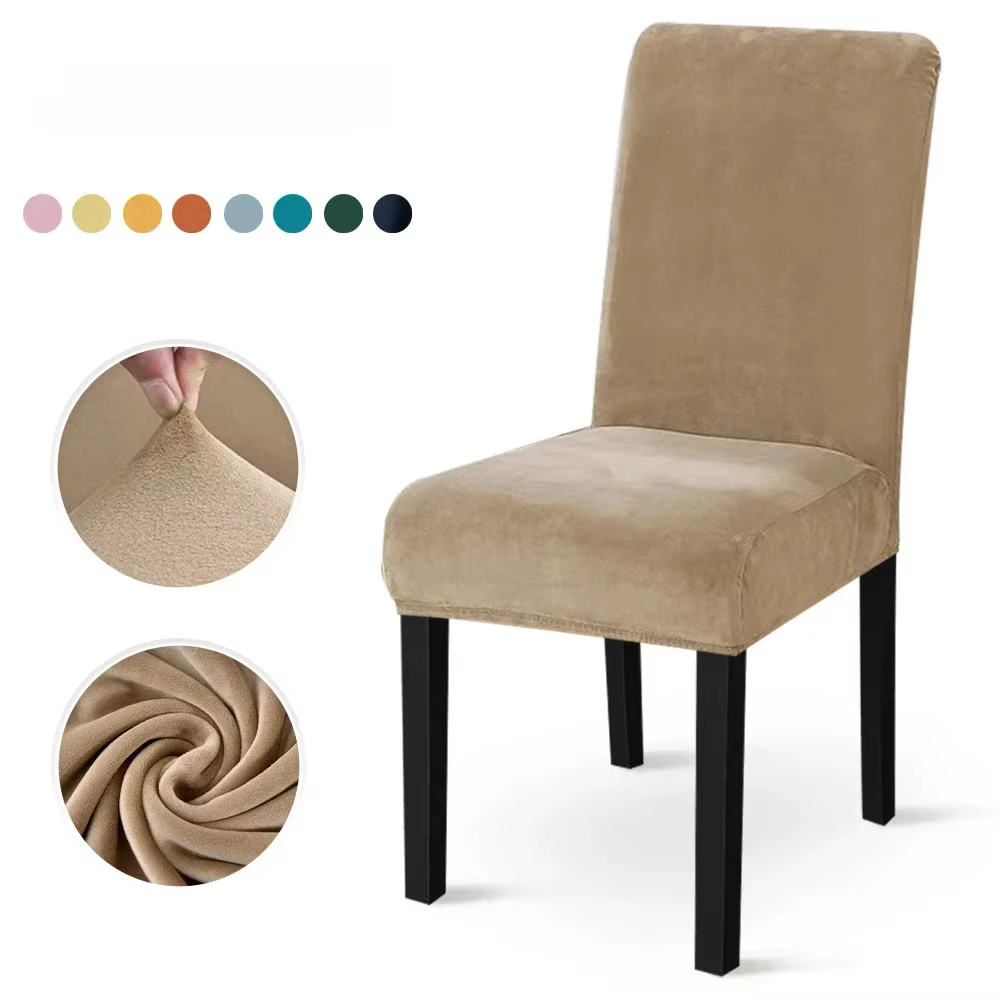 Housse de chaise en velours de luxe