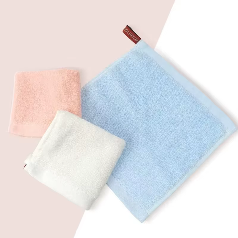 10 pièces/lot 20x20cm 20g petites serviettes carrées bébé enfants serviette lavage visage