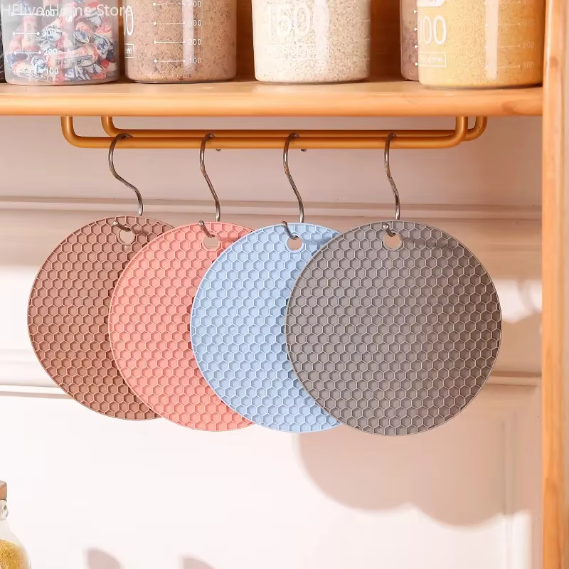 Tapis de table multifonctionnel en silicone pour cuisine