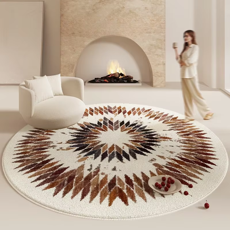 Tapis de décoration de chambre à coucher de Style crème