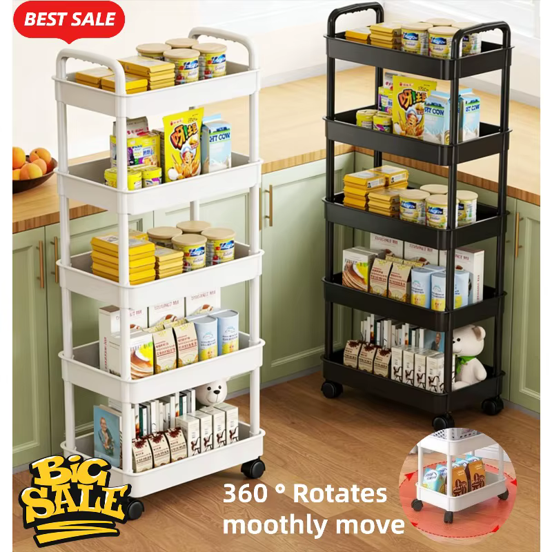 Étagère de rangement de cuisine à 5 niveaux