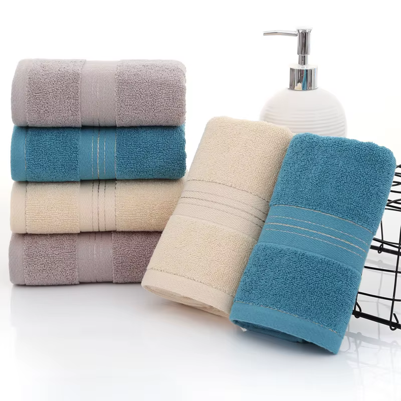 Serviette de bain en coton épaissie augmente l'absorption d'eau