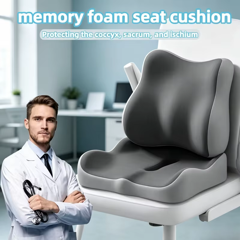 Coussin en mousse à mémoire de forme pour chaise de bureau