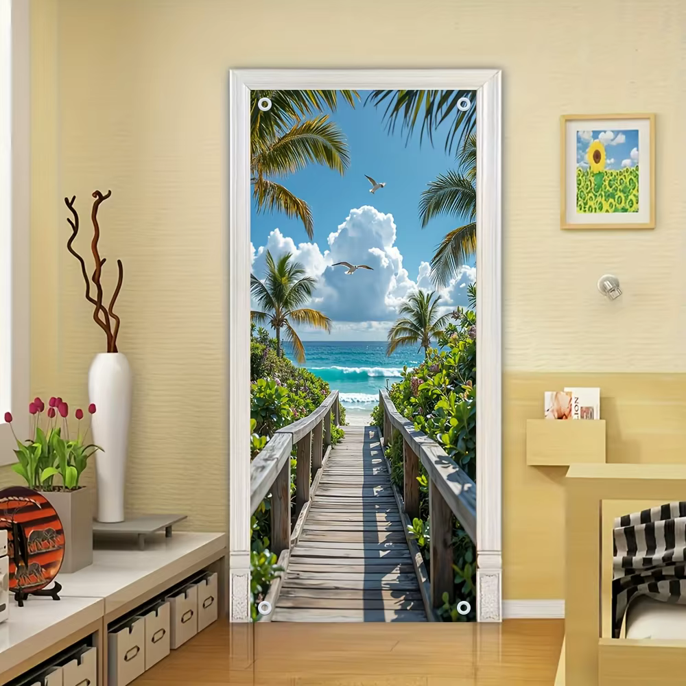 Rideau de porte 2D, 1 pièce