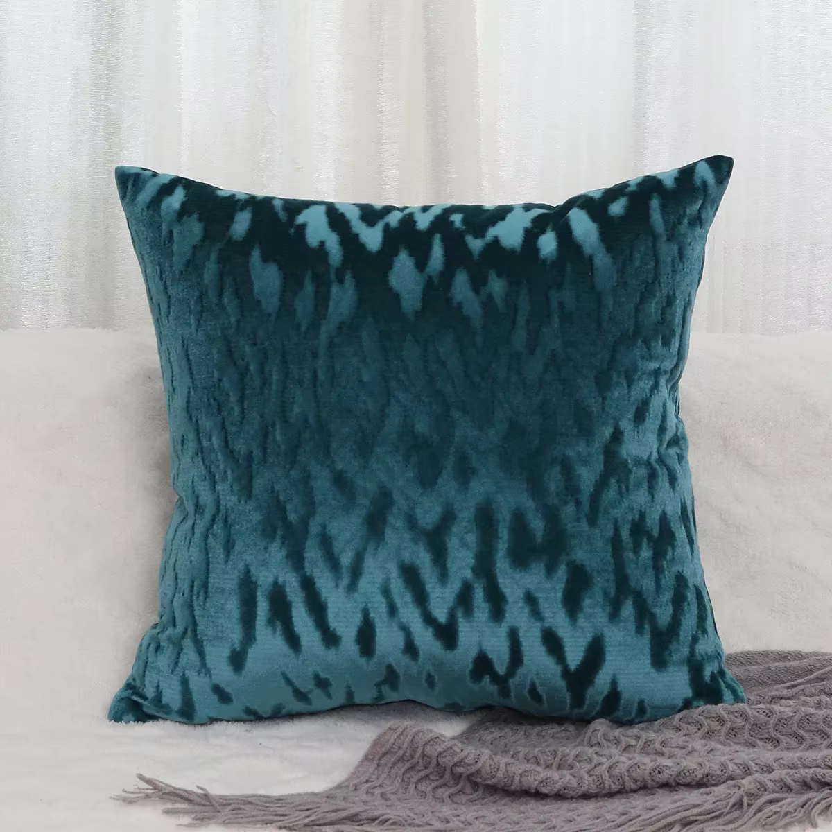 Juste de coussin décorative pour canapé