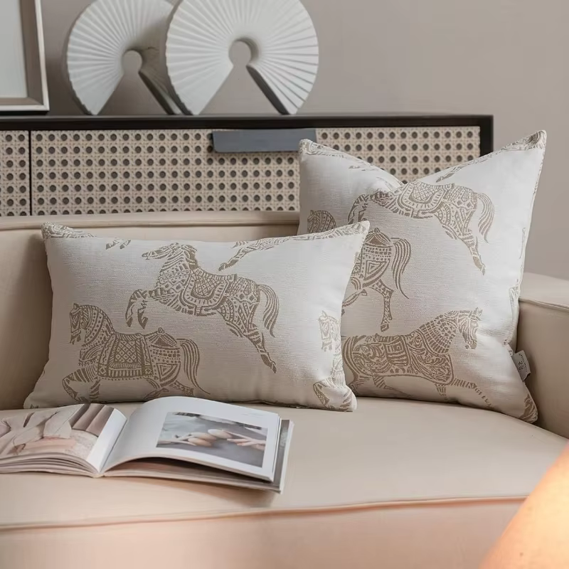 Housse de coussin de luxe française haut de gamme