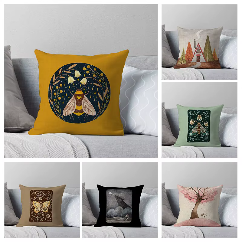Taie d'oreiller décorative pour la maison