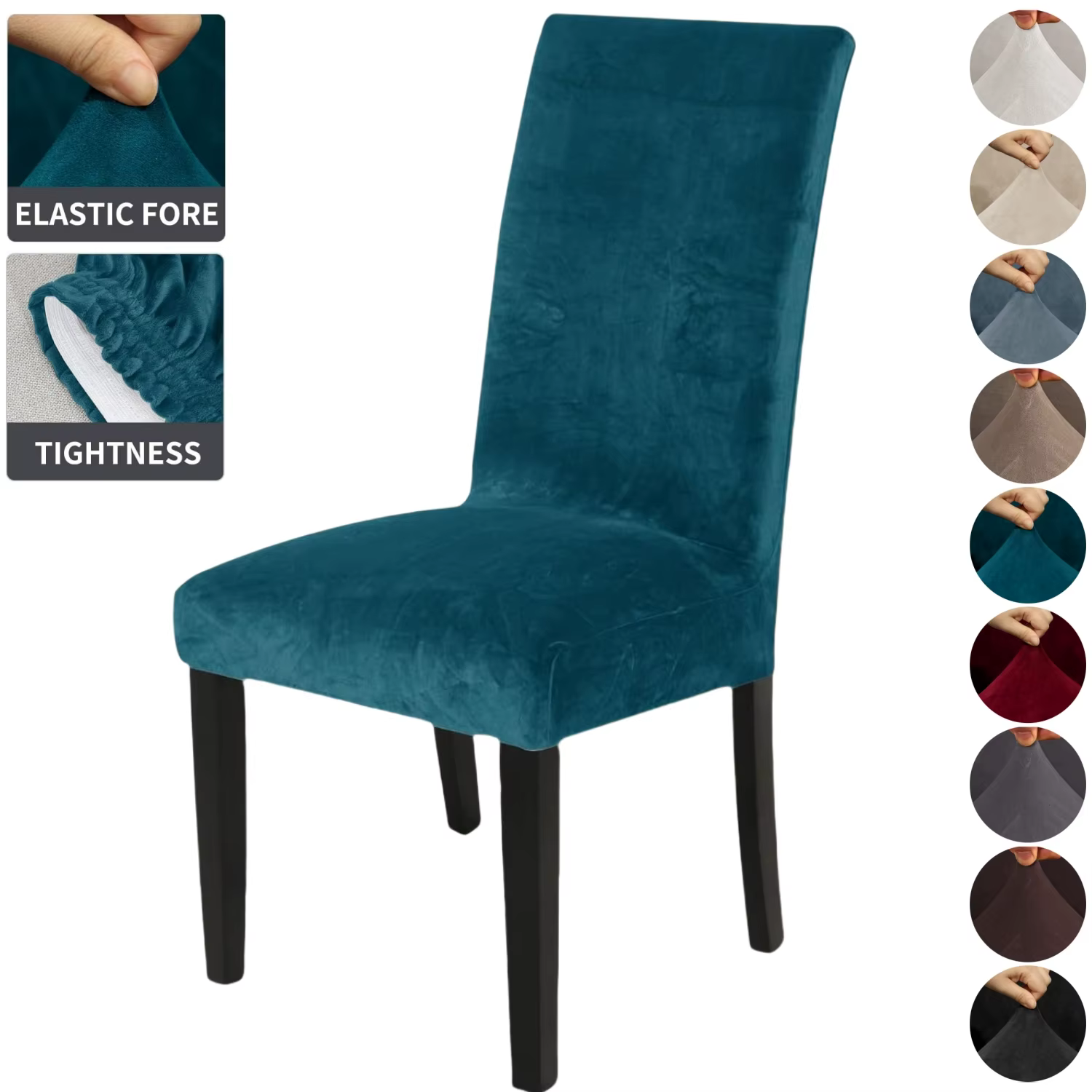 Housse de chaise de salle à manger extensible