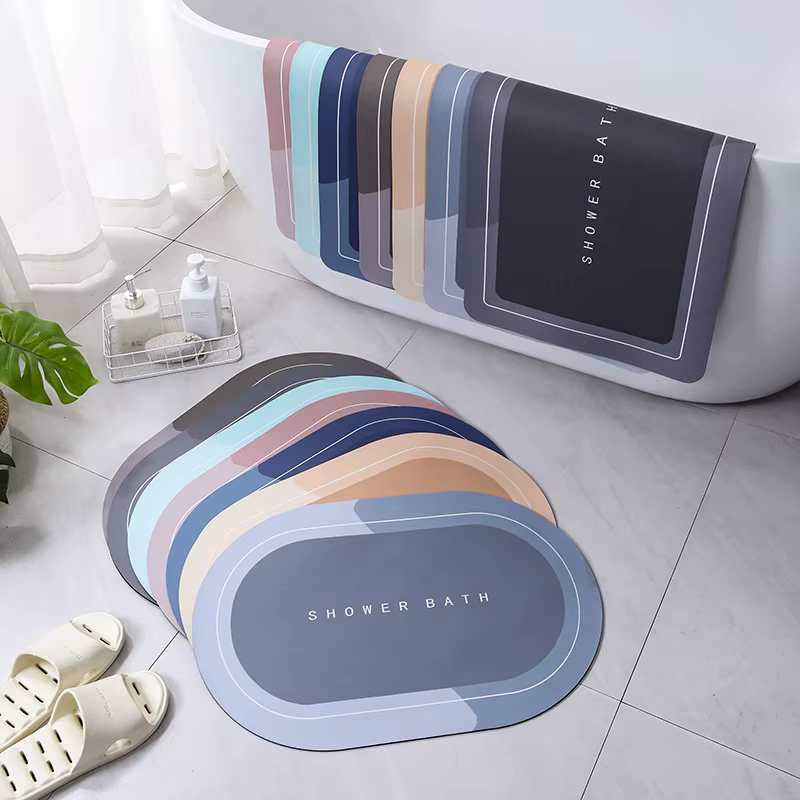 Tapis de bain absorbant pour salle de bain