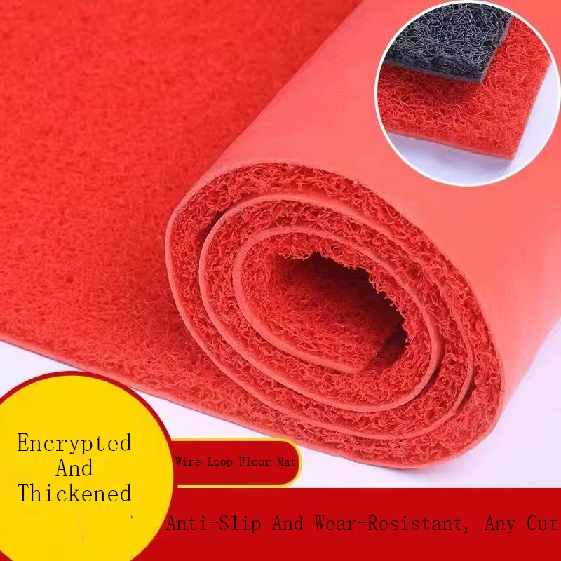 Anneau de fil de PVC tapis antidérapant