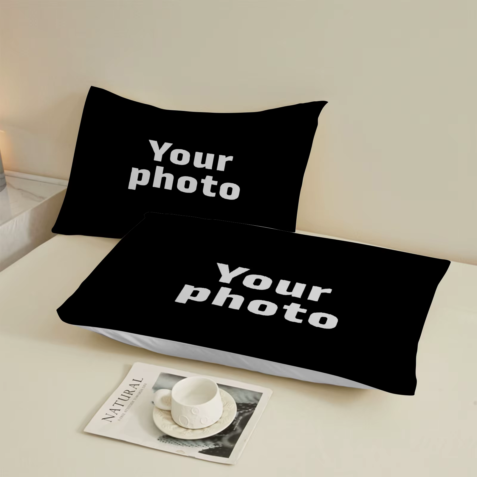 Parure de lit avec Photo personnalisée