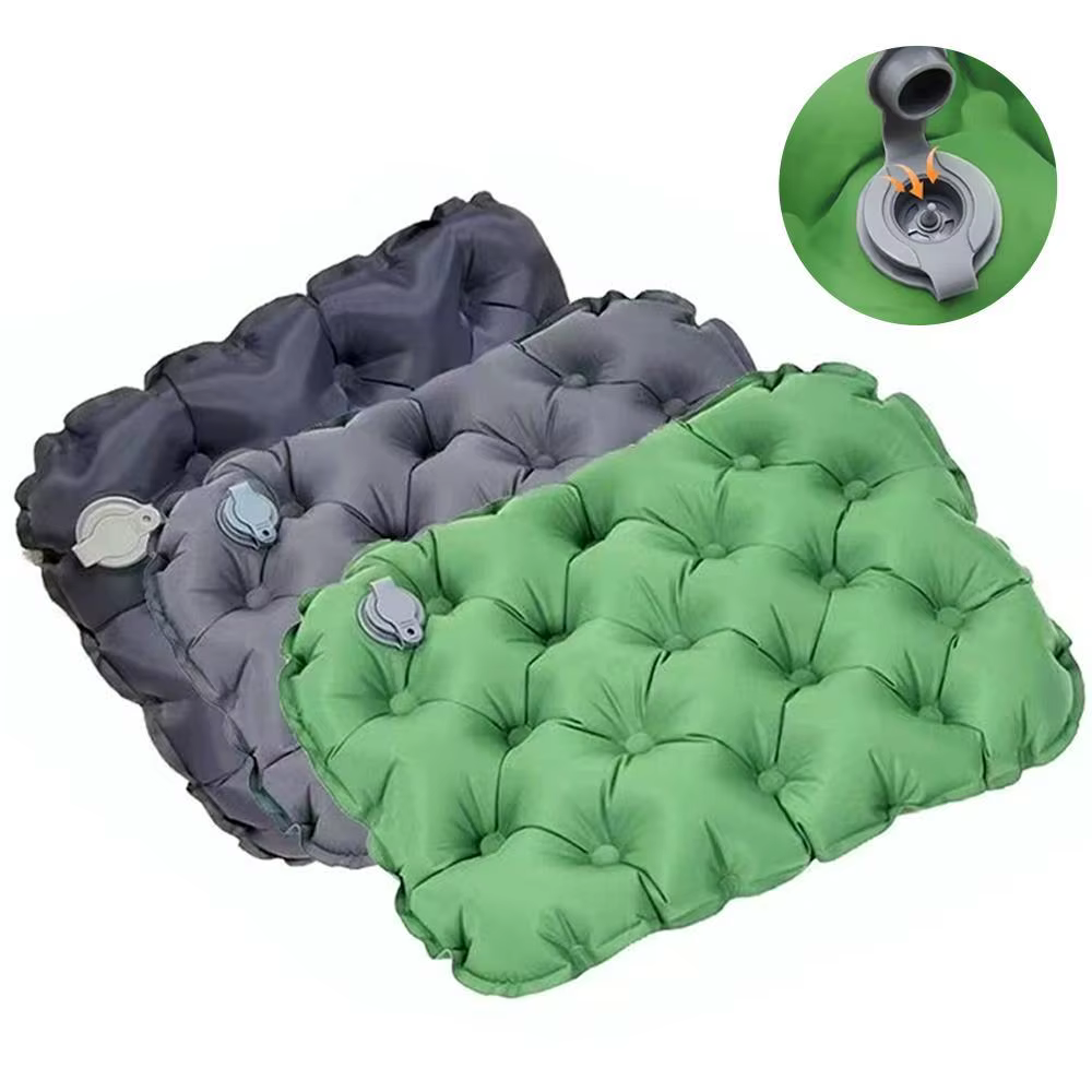 Coussin de siège gonflable portable pour camping en extérieur