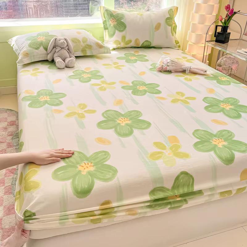 Drap-housse imprimé 100 % coton