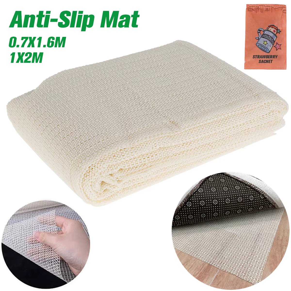 Pince de sous-couche de tapis antidérapante