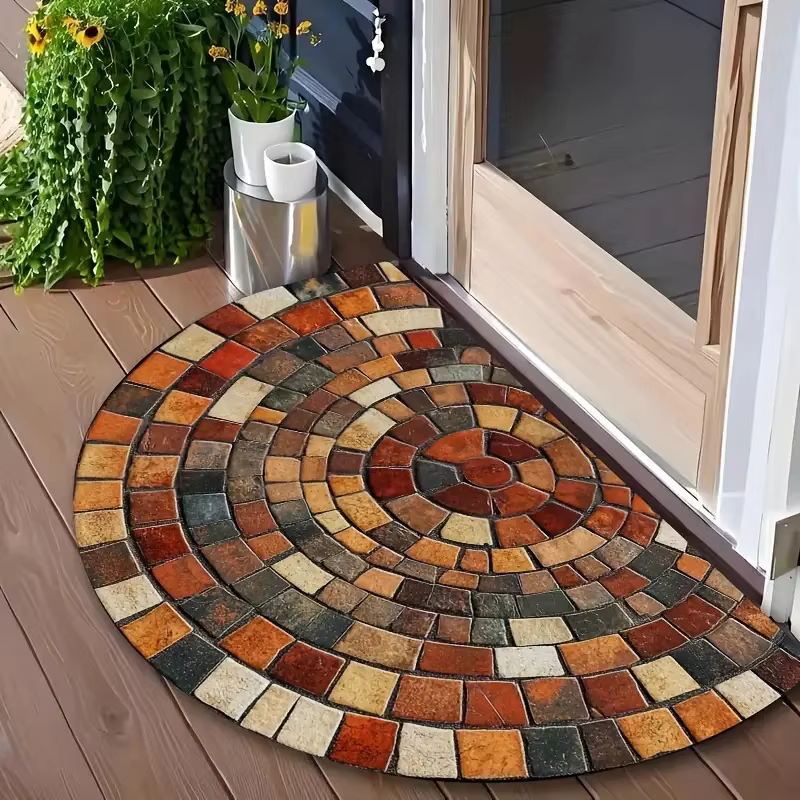 VIKAMA Tapis de bienvenue rétro américain – Convient aux halls d'entrée