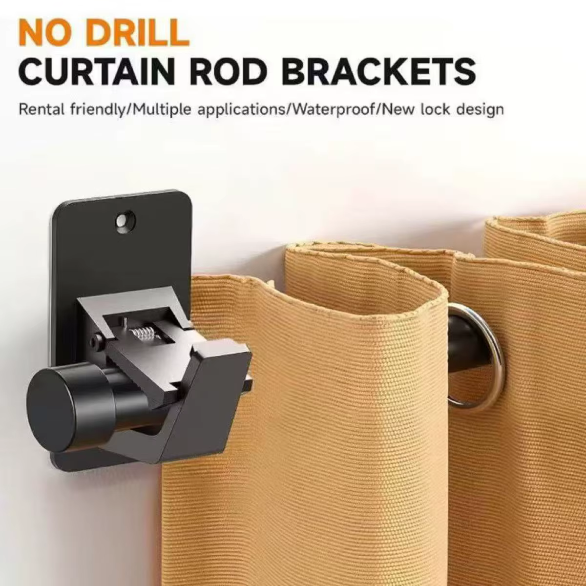 Supports universels pour tringles à rideaux