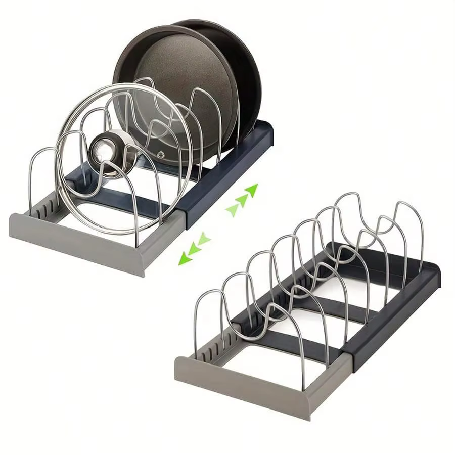 Organisateur de casseroles extensibles