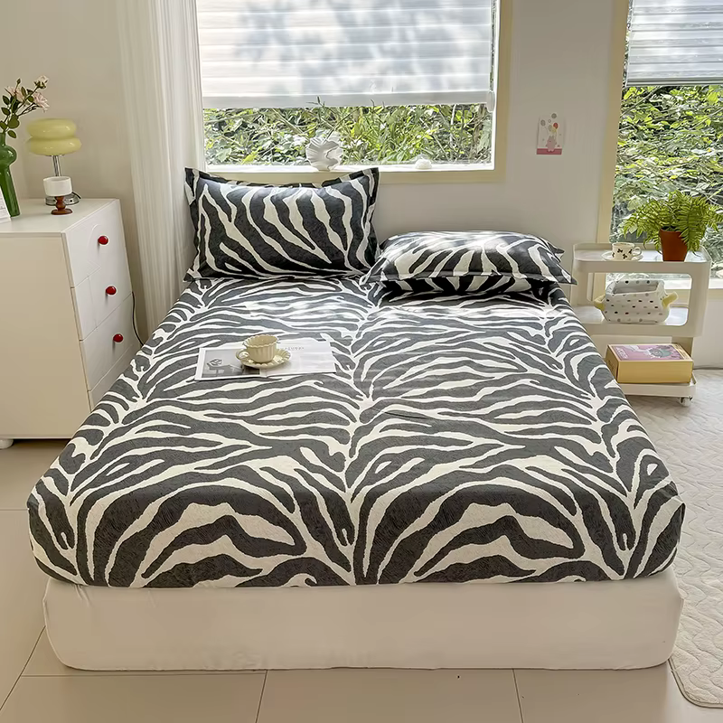 Drap de lit avec bande élastique