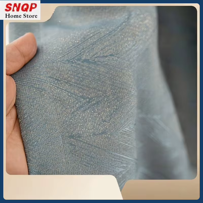 Envoyer des rideaux pour salon salle à manger chambre style lumière luxe haute précision Jacquard occultant