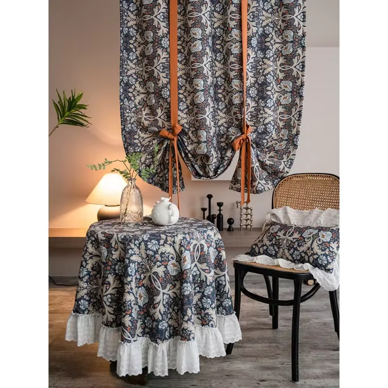 Rideaux Vintage français et américain pour salon