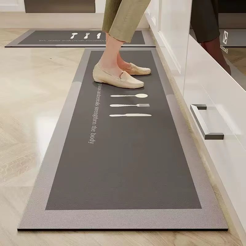Tapis de sol épais absorbant l'eau pour cuisine