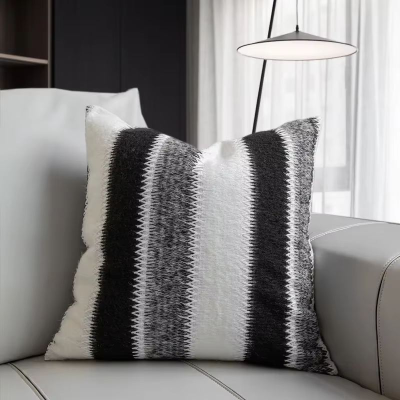 Housse de coussin tricotée au Crochet de haute qualité