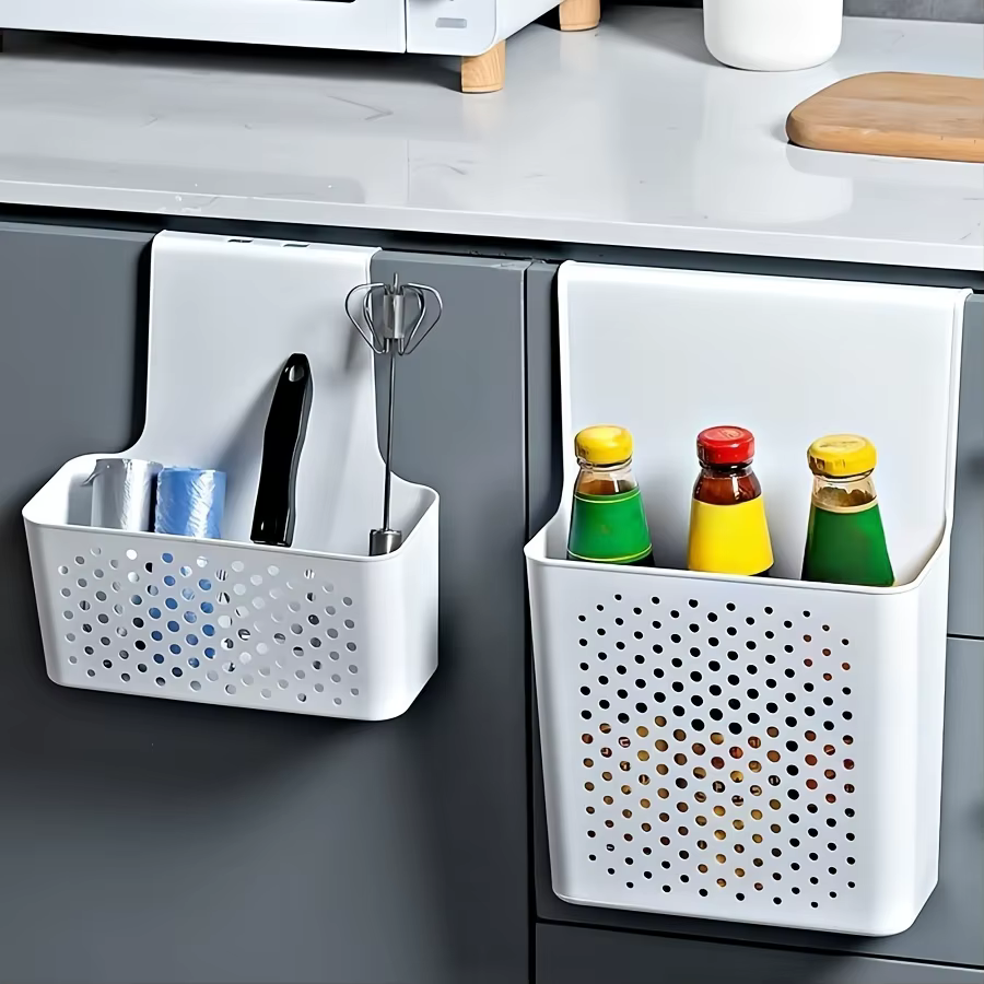 Organisateur et boîte de rangement pour porte d'armoire de cuisine