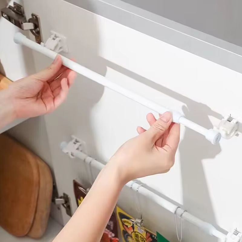 Tige à rideau télescopique réglable de 30 à 90 cm