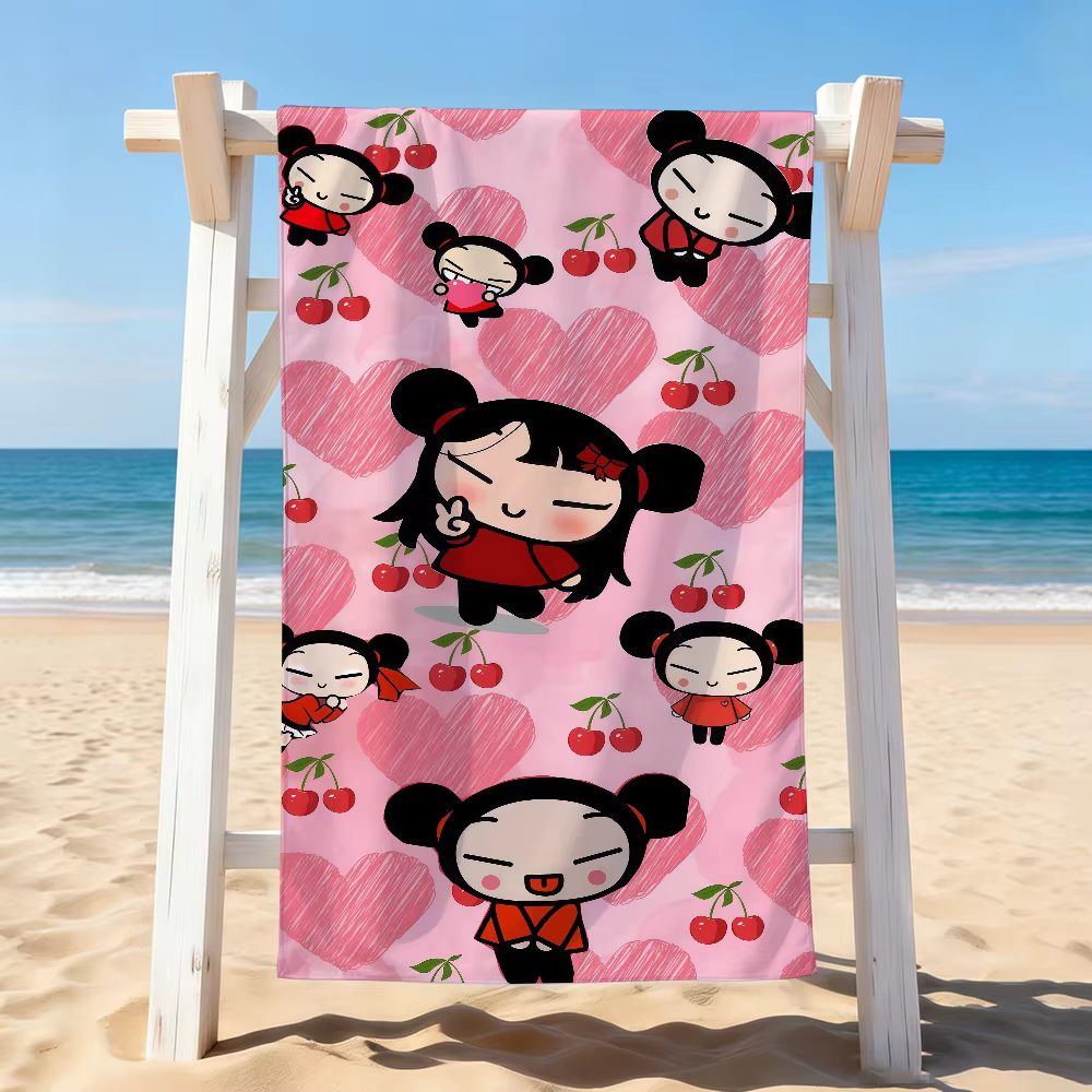 Serviette de bain à séchage rapide G-Garu P-Pucca