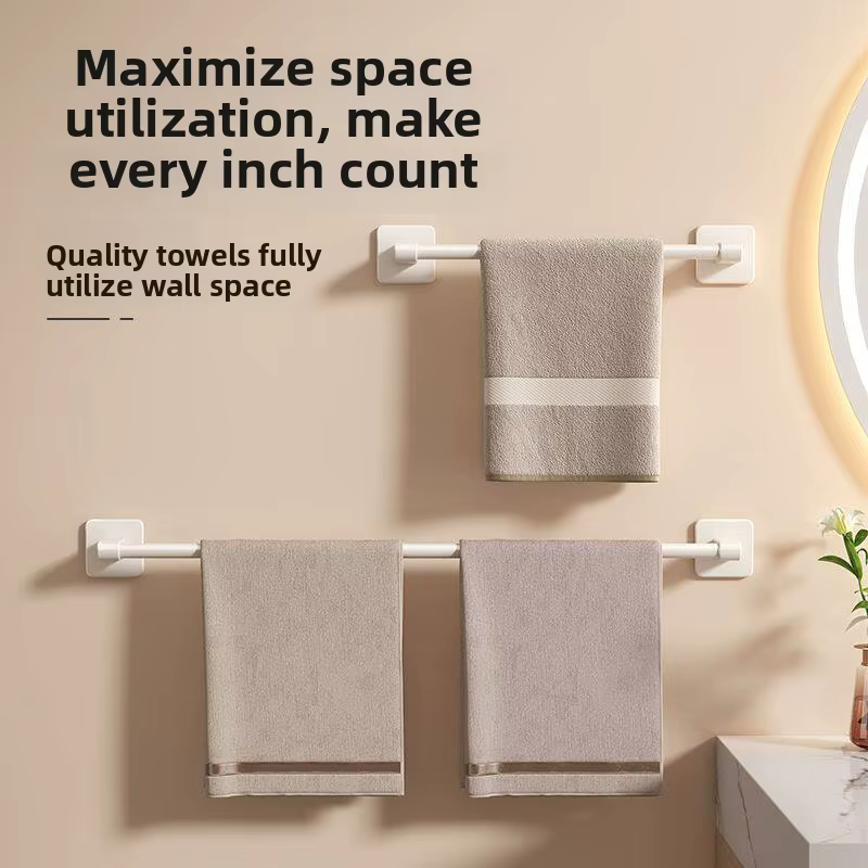 Porte-serviettes, étagère murale de rangement pour salles de bain