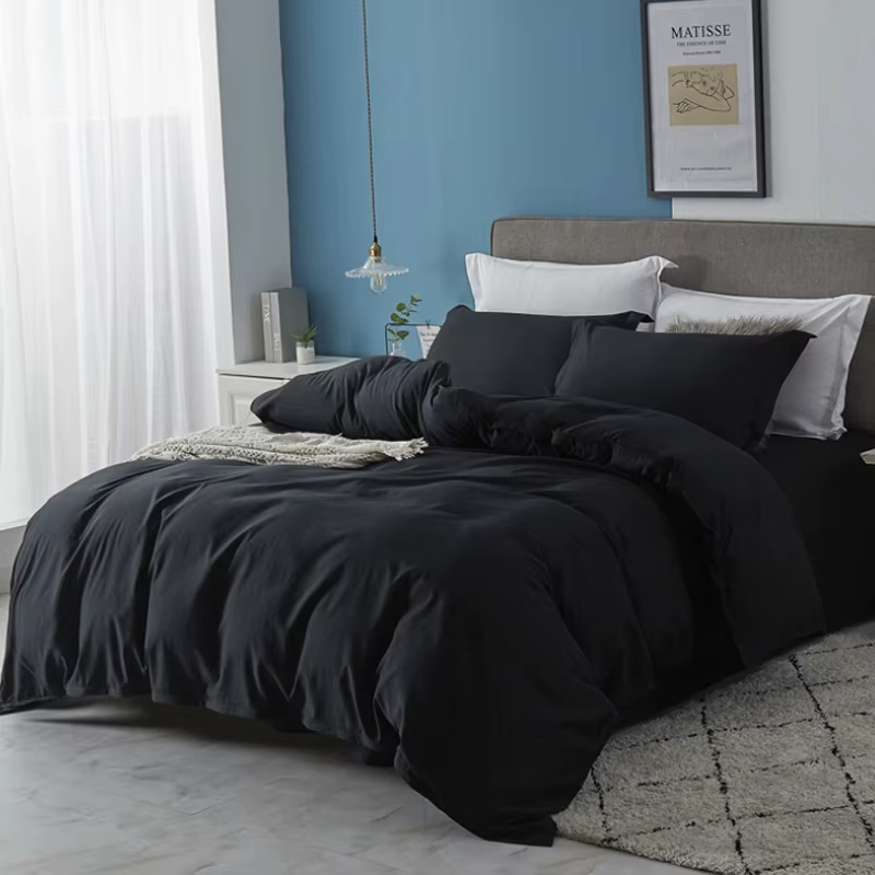 Housse de couette en tissu brossé
