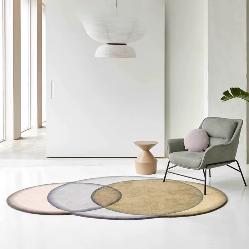 Tapis de décoration de salon de formes irrégulières