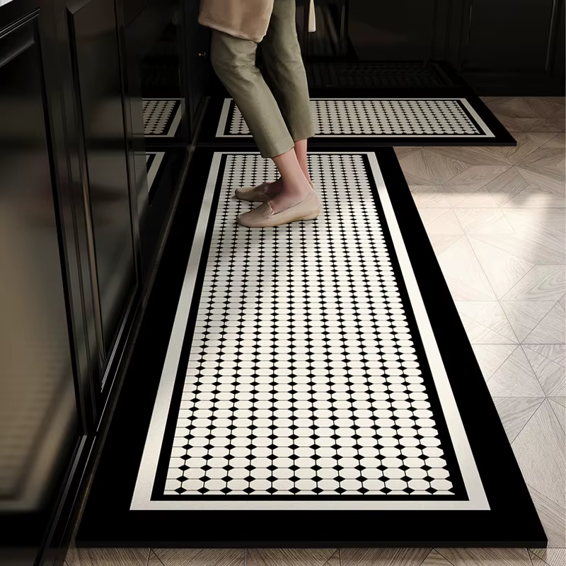 Tapis de cuisine moderne antidérapant