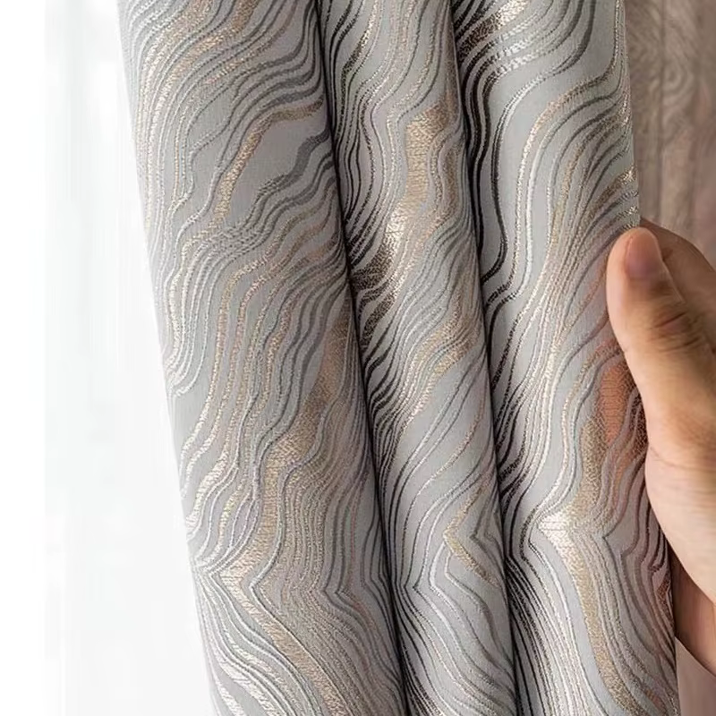 Rideaux de luxe européens pour chambre à coucher