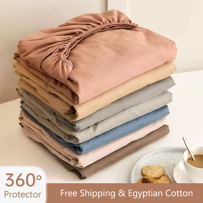 Drap-housse en coton égyptien 800TC