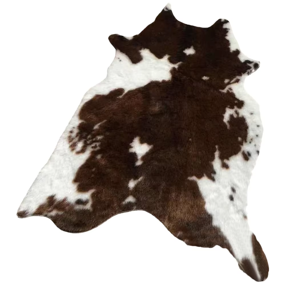 Tapis à motif de vache vivante