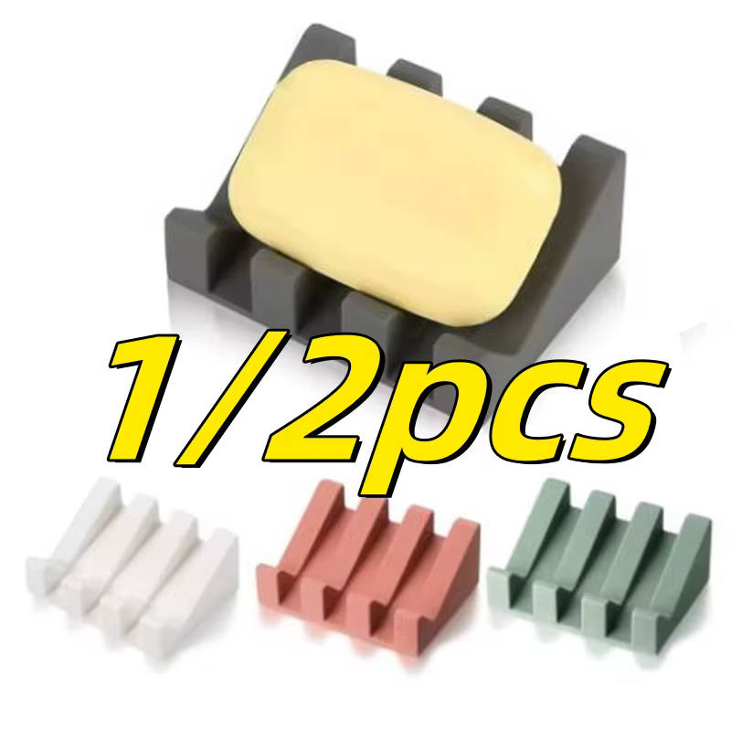Porte-savon en Silicone pour salle de bain