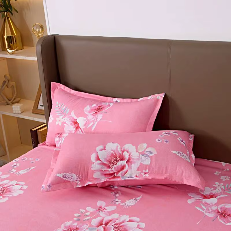 Taie d'oreiller de literie avec motif de fleurs personnalisable