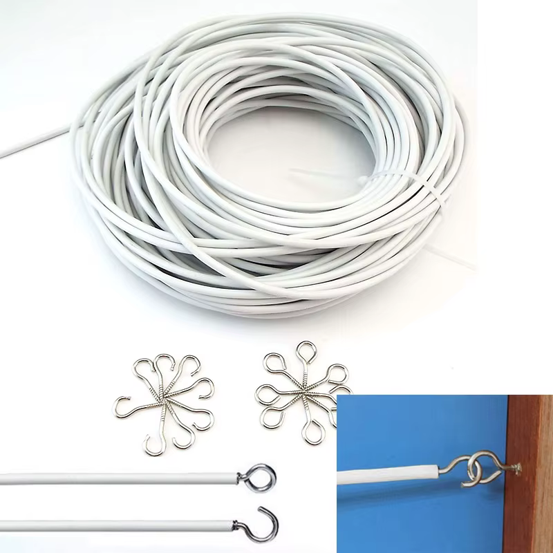 Fil de rideau en filet PVC 0.5M-10M