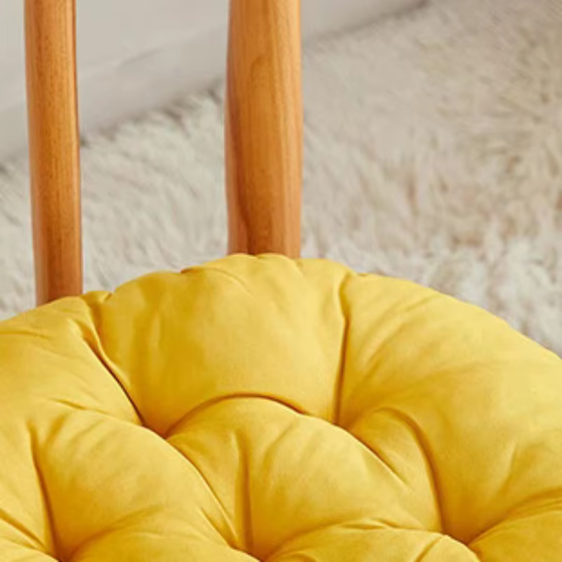 Coussin de chaise de bureau rond de couleur