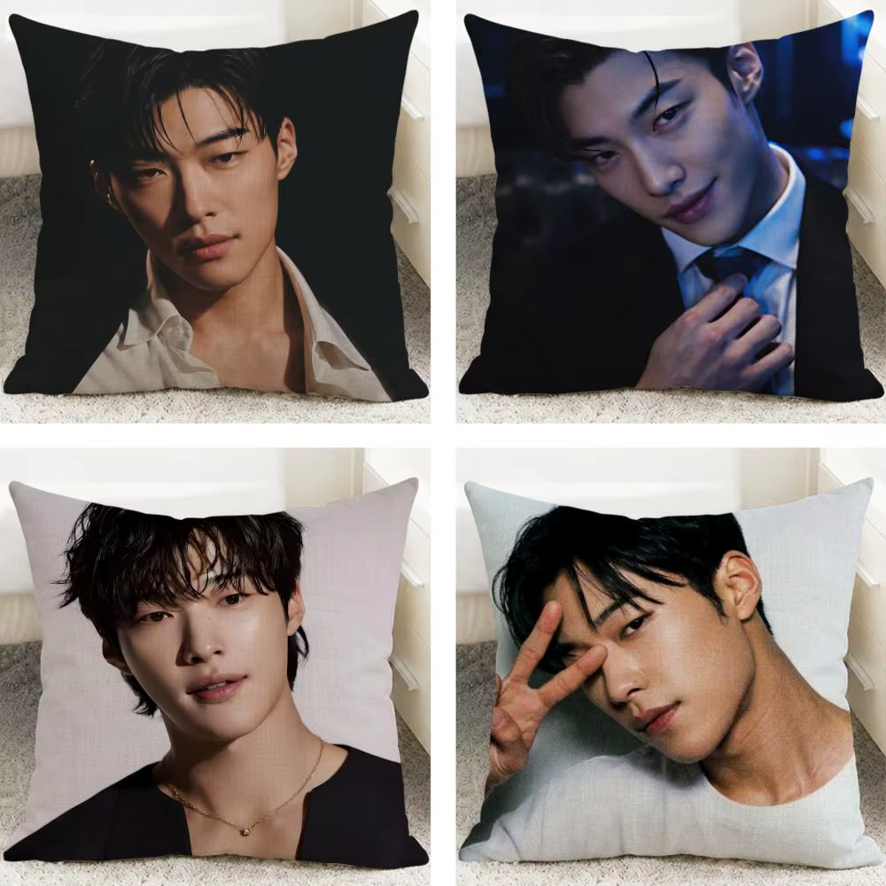Housse de coussin en lin naturel respirant